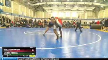 195 lbs Placement (4 Team) - Jayden Azcona, Hobart vs Walter Shumpert, Portage