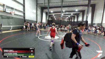 152 lbs Round 2 - Emma Wall, Olympia Wrestling Club vs Lucyanna Dahl, Blaine Barracudas Wrestling Club