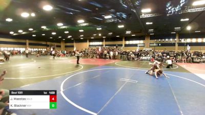 113 lbs Round Of 32 - Josiah Maestas, Gold Rush Wr Acd vs Kaleb Blackner, Roy WC