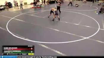 84 lbs Round 1 (6 Team) - Maverick Borresen, Scott West vs Gabe Bruegger, New Prague