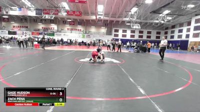 141 lbs Cons. Round 2 - Zach Pena, Wayland Baptist (Texas) vs Gage Hudson, Cumberlands (Ky.)