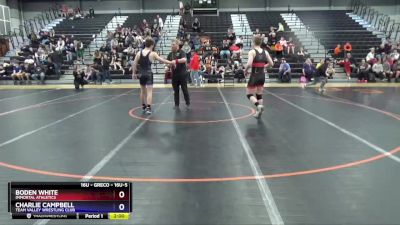 16U-5 lbs Round 2 - Boden White, Immortal Athletics vs Charlie Campbell, Team Valley Wrestling Club