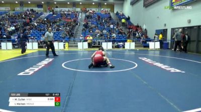 133 lbs Round of 16 - Michael Cullen, University Of Wisconsin vs Ian Morken, Menlo College