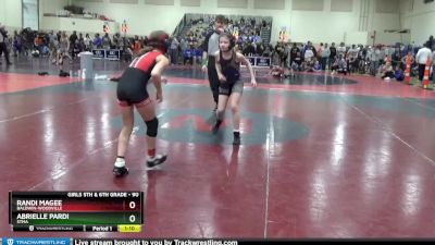 90 lbs Round 3 - Randi Magee, Baldwin-Woodville vs Abrielle Pardi, STMA