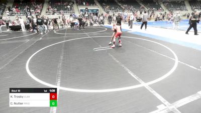 70 lbs Quarterfinal - Knox Trosky, Claremore Wrestling Club vs Colten Nutter, Pryor Tigers