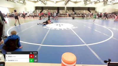 106 lbs Rr Rnd 6 - Cooper Blair, Maine Trappers vs Francisco Juvera, Doughboy