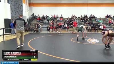 JV Boys-4 lbs Round 3 - Devin Hirsch, Dubuque Hempstead vs Brady Shekleton, Epworth, Western Dubuque