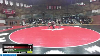 157 lbs Cons. Semi - Zeke Hueter, Santa Ana College vs Gabe Carrillo, Moorpark College