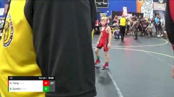 70 lbs Round 1 (6 Team) - Keilan Yang, The Funky Singlets vs Brody Gustin, Mat Monsters