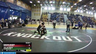 138 Blue Round 1 - Dylan Beck, Fleming Island vs Davian Rivera, Osceola (Kissimmee)