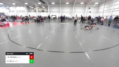 100 lbs Quarterfinal - David McNally, Franklin vs Kylan Berry, Marshwood ME