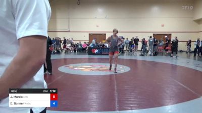 60 kg Rnd Of 128 - Jacob Morris, Avalanche Wrestling Association vs Daxton Bonner, Wasatch Wrestling Club