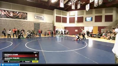 86 lbs Semifinal - Patrick Stark, Empire vs Hudson Philips, Wasatch