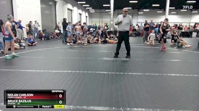 96 lbs Semis (4 Team) - Nolan Carlson, Terps Xtreme vs Bruce Bazilus, Kraken