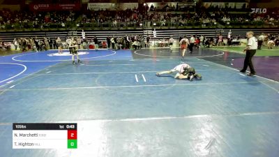 105 lbs Quarterfinal - Nico Marchetti, Edge Wrestling vs Trevin Highton, Hillsborough