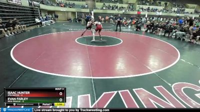 160 lbs Round 2 (4 Team) - Evan Farley, New Prague vs Isaac Hunter, Stillwater