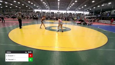 106 lbs Consi Of 32 #2 - Joaquin Duque, NJ vs Brody Heusel, OK