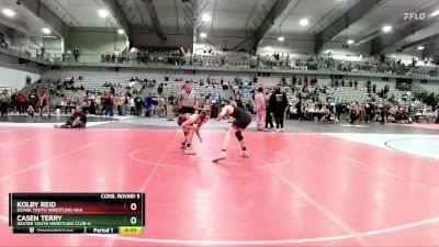 110 lbs Cons. Round 5 - Casen Terry, Dexter Youth Wrestling Club-A vs Kolby Reid, Ozark Youth Wrestling-AAA