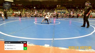 110 lbs Quarterfinal - Walker Woodard, Backyard Brawlers vs Matthew Martinez, Kansas Young Guns