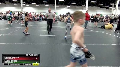 56 lbs Placement (4 Team) - Mason Simons, Terps Xpress vs Lucas Ducos, FL Scorpions