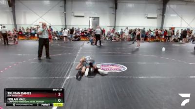 80 lbs Round 2 - Nolan Hall, Compound Wrestling Club, Woodw vs Truman Dames, RPA Wrestling