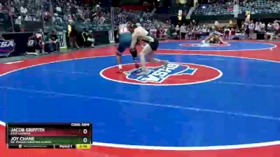 1A-215 lbs Cons. Semi - Joy Chane, Mt. Pisgah Christian School vs Jacob Griffith, East Laurens