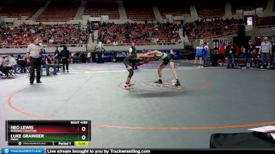 D4-138 lbs Cons. Round 1 - Luke Grainger, Miami vs Neo Lewis, Phoenix Christian