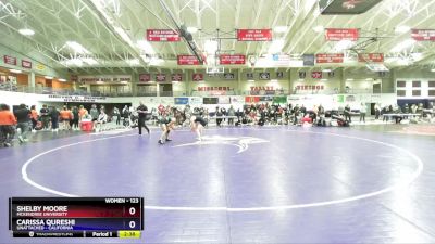 123 lbs 3rd Place Match - Shelby Moore, McKendree University vs Carissa Qureshi, Unattached - California