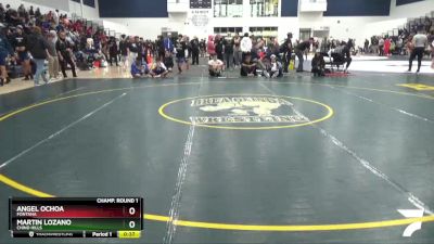 120 lbs Cons. Round 2 - Martin Lozano, Chino Hills vs Angel Ochoa, Fontana