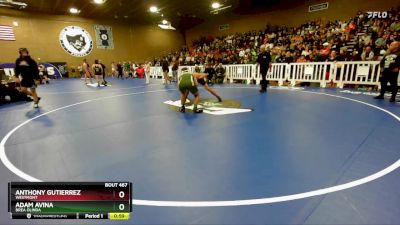 165 lbs Cons. Round 1 - Anthony Gutierrez, Westmont vs Adam Avina, Brea Olinda