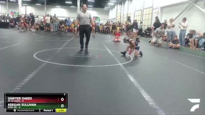 52 lbs Round 7 (8 Team) - Sawyer Oakes, PA Alliance vs Keegan Sullivan, Rush WC