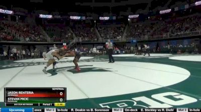 133 lbs Semifinal - Jason Renteria, Nebraska vs Stevan Micic, Michigan