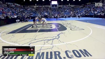 5A - 132 lbs Cons. Round 1 - Cruz Lopez, Pittsburg vs Cash Henning, Andover Central