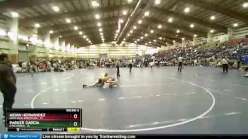 102 lbs Round 3 (4 Team) - Aidan Hernandez, Gold Rush Wrestling vs Parker Garcia, Utah Green