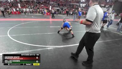 150 lbs Cons. Round 2 - Kellan Hansen, Two Rivers vs Jackson Koltz, Watertown Wrestling Club