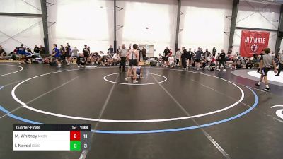 116 lbs Quarterfinal - Mason Whitney, Mat Assassins vs Isaac Novod, Doughboy