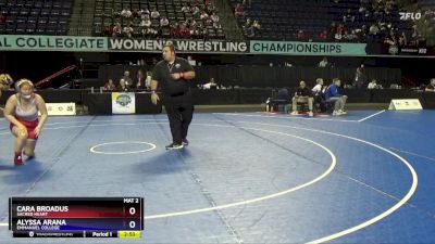 170 lbs Cons. Round 4 - Alyssa Arana, Emmanuel College vs Cara Broadus, Sacred Heart