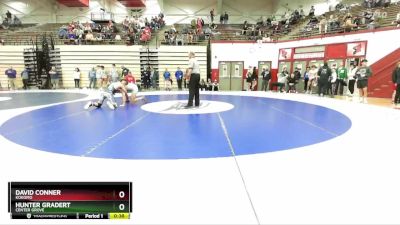 144 lbs Cons. Round 6 - Hunter Gradert, Center Grove vs David Conner, Kokomo