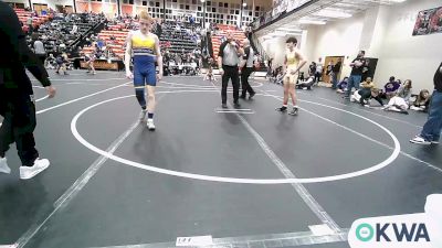 126 lbs Consi Of 4 - Hunter Kinyon, Wagoner Takedown Club vs Blayke Leonard, Dark Cloud Wrestling Club