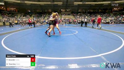 195 lbs Semifinal - Preston Sowder, Chandler Takedown Club vs Brohk Townley, Pawhuska Elks Takedown