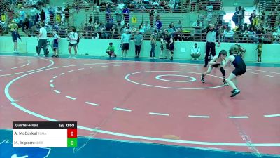 67 lbs Quarterfinal - Aiden McCorkel, Tomahawk Wrestling Club vs Max Ingram, Morris Fitness Wrestling Club