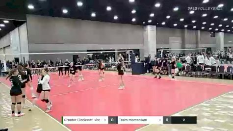 Greater Cincinnati vbc vs Team momentum - 2022 JVA World Challenge presented by Nike - Expo Only
