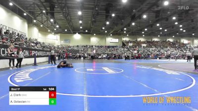 120 lbs Round Of 16 - Josiah Clark, Daniel Cormier Wrestling Academy vs Adonis Octavian, RedWave Wrestling