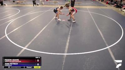 195 lbs Semifinal - Mason Adams, Wrestling Brotherhood vs Ivan Petrich, Minnesota