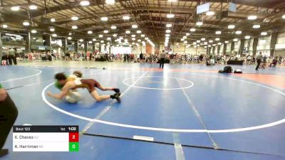 127 lbs Round Of 64 - Xavier Chavez, AZ vs Alexander Harriman, ME