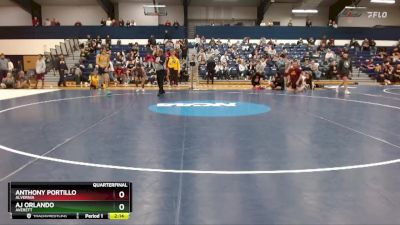 133 lbs Quarterfinal - Anthony Portillo, Alvernia vs Aj Orlando, Averett