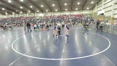 120 lbs Semifinal - Olivia Bezdicek, Southern Idaho Wrestling Club vs Rebekah Capson, Bonneville Wrestling Club