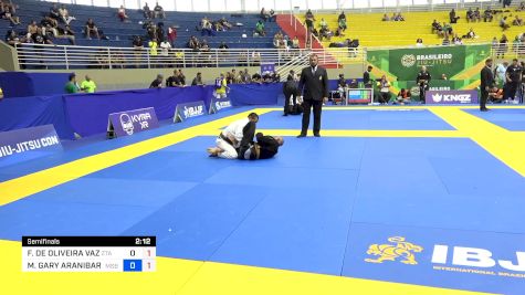 FÁBIO DE OLIVEIRA VAZ vs MARTIN GARY ARANIBAR FIGUEROA 2024 Brasileiro Jiu-Jitsu IBJJF