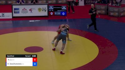 FS 125 lbs Semifinal - Roger Li, Brock WC vs Richard DesChatelets, Brock WC