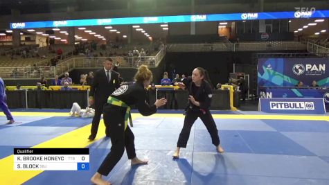 KATELYN BROOKE HONEYCUTT vs SARAH BLOCK 2024 Pan Jiu Jitsu IBJJF Championship